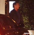 Scarlett Johansson and Sean Penn leaving a Restaurant